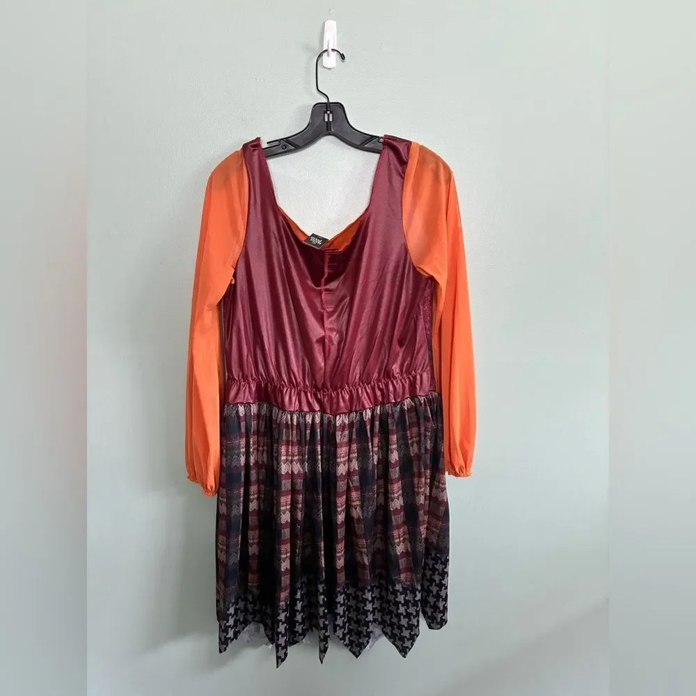 Hocus Pocus Mary Sanderson Witch Kids Girls Halloween Costume Sz Large